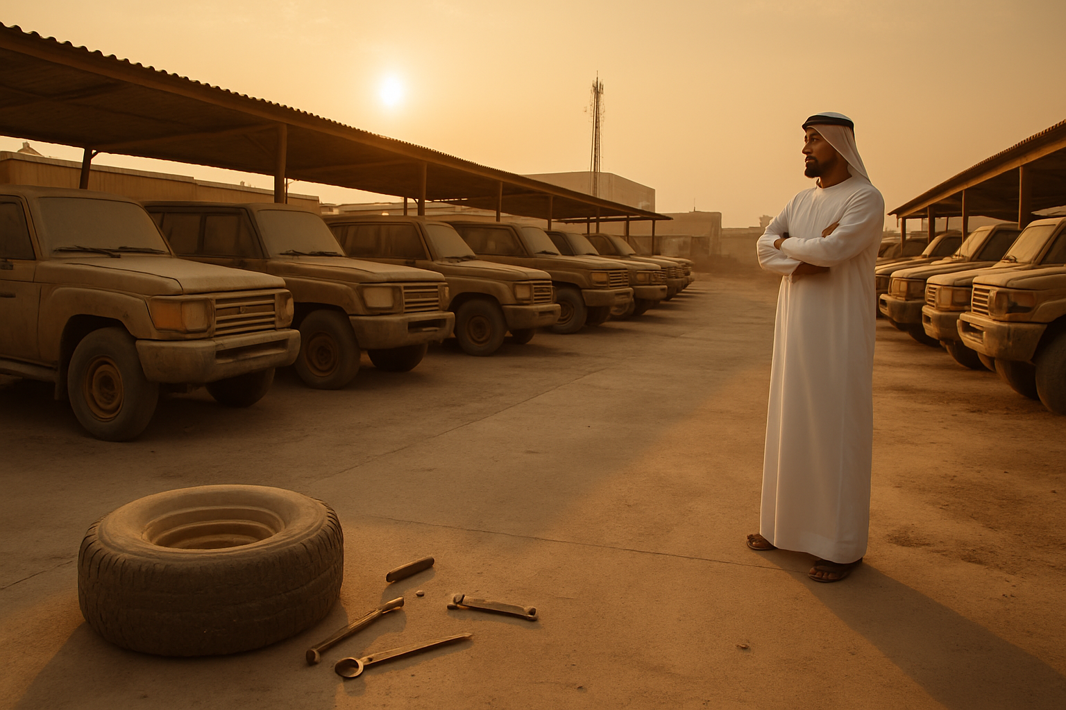 Abandoned Vehicles in Your Doha Workshop: How to Legally Recover 2,500-6,000 QAR From Unpaid Work Without Court