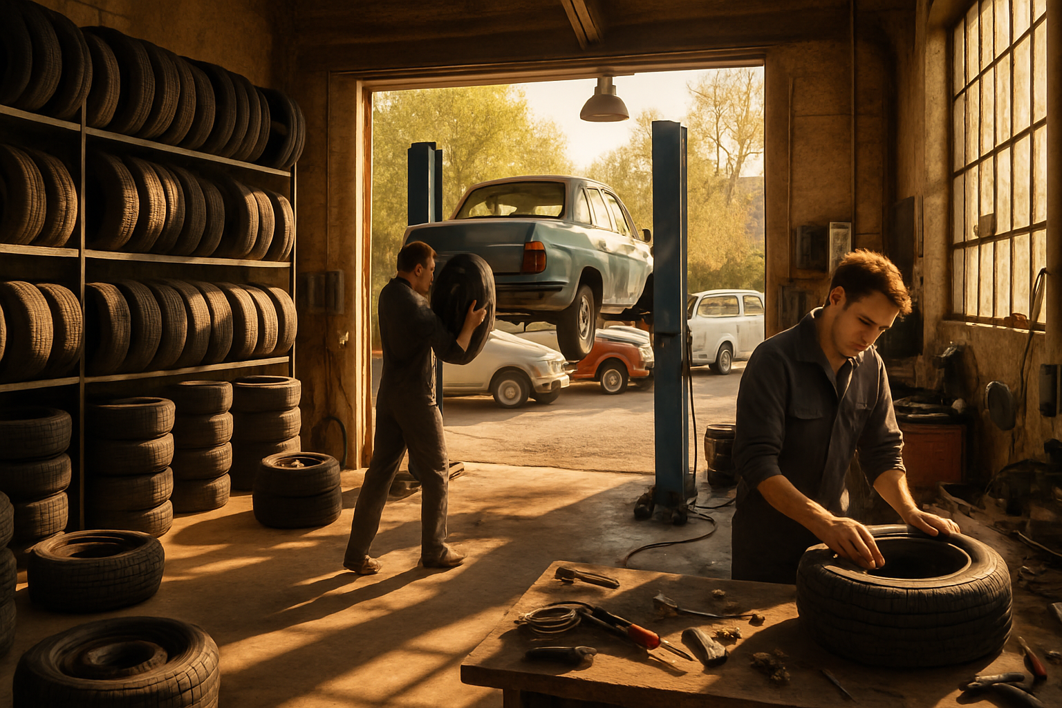 Avril sans stress : comment gérer la ruée des pneus dans votre garage