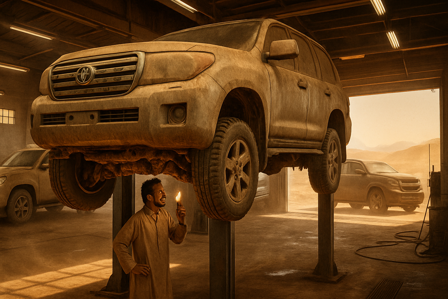 Buying a Used Land Cruiser, Patrol, or Tahoe in Saudi: The 12-Point Desert-Vehicle Checklist