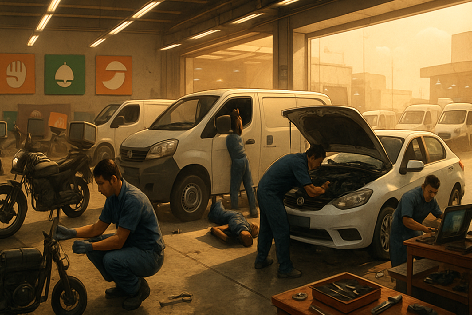 Delivery Fleet Boom: How Noon, Talabat, and Careem Vehicles Are Creating AED 100,000/Month Maintenance Businesses