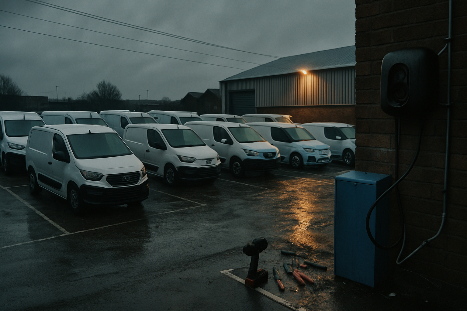 Electric fleet transition — honest TCO for a 20-van SMB in 2026