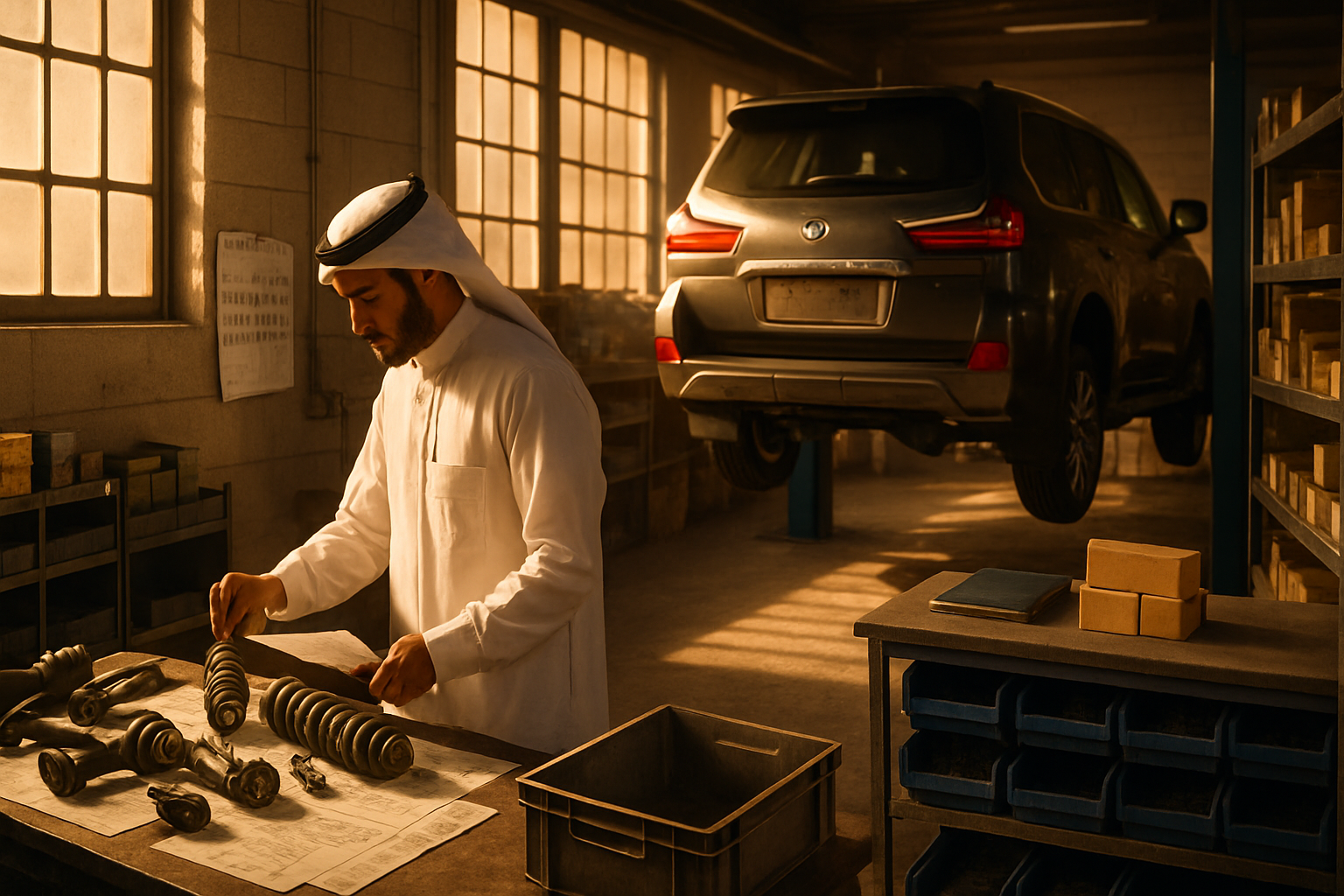 قطع الغيار العالقة في الجمارك: كيف تختزل 6 أسابيع انتظار وتوفر 5000 ريال شهرياً