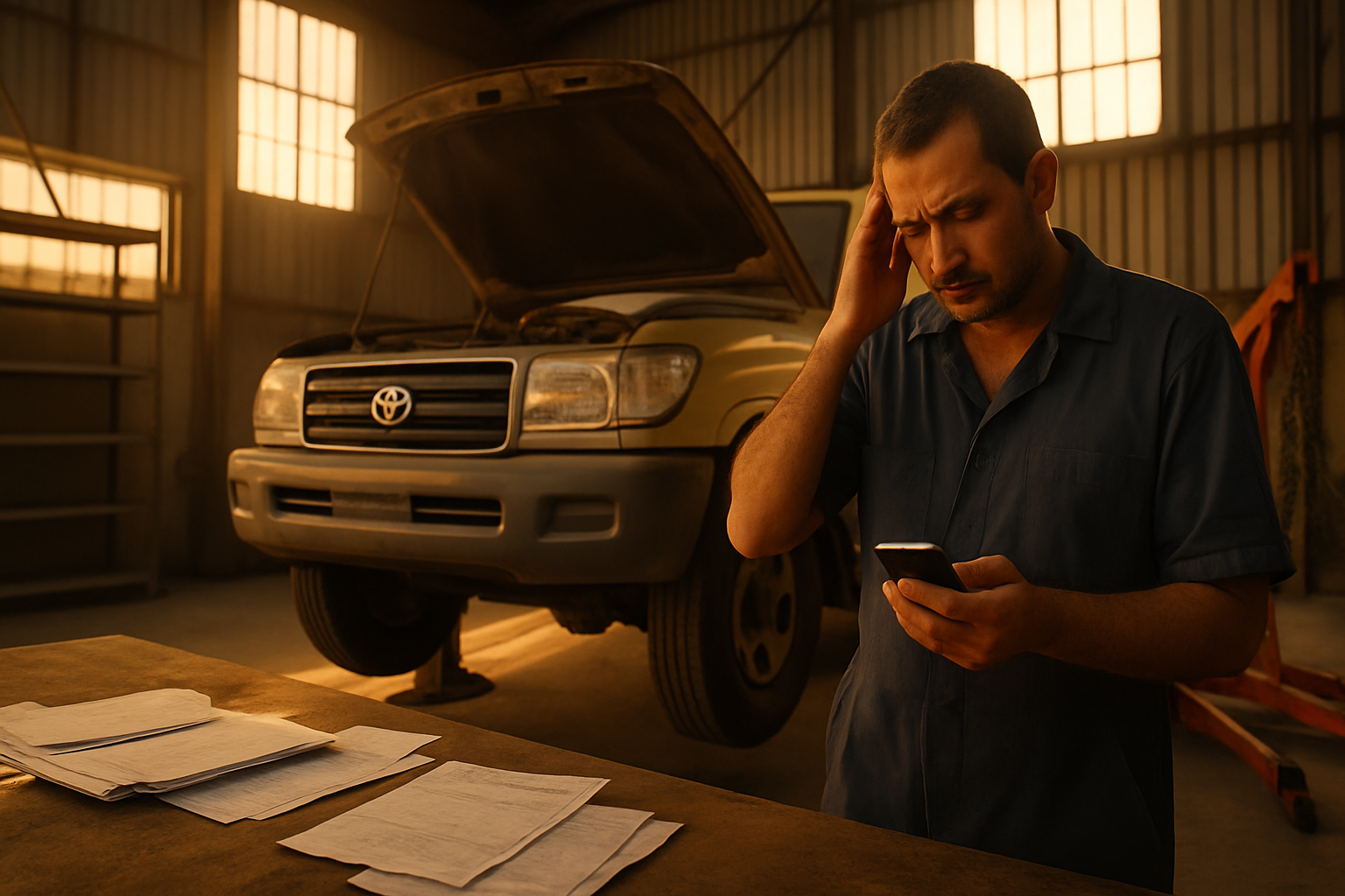 قطع الغيار المستوردة عالقة في الجمارك 4 أسابيع: كيف توفر 1,000 دينار شهرياً بتخطيط أفضل