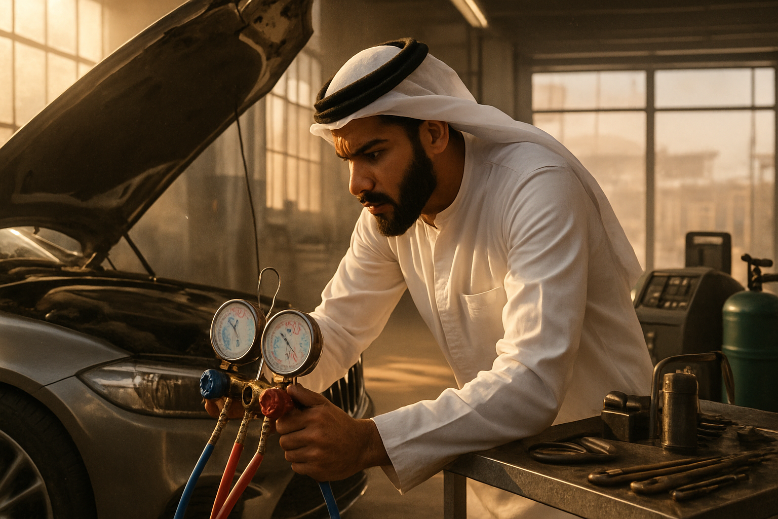 تشخيص مكيف الهواء الخاطئ يكلفك 2,500 ريال شهرياً — دليل الميكانيكي لتجنب الأخطاء